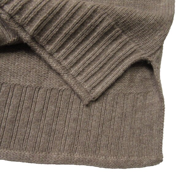NWT Jenni Kayne Everyday Sweater in Taupe Brown Wool Cashmere Pullover L - Picture 5 of 6